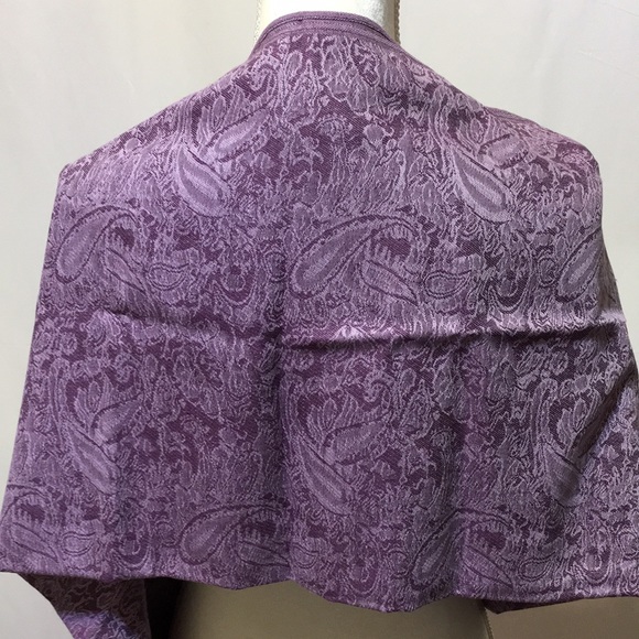 FOR YOUR EASE ONLY PURPLE TASSELS BRAND NEW SCARF - Picture 2 of 8